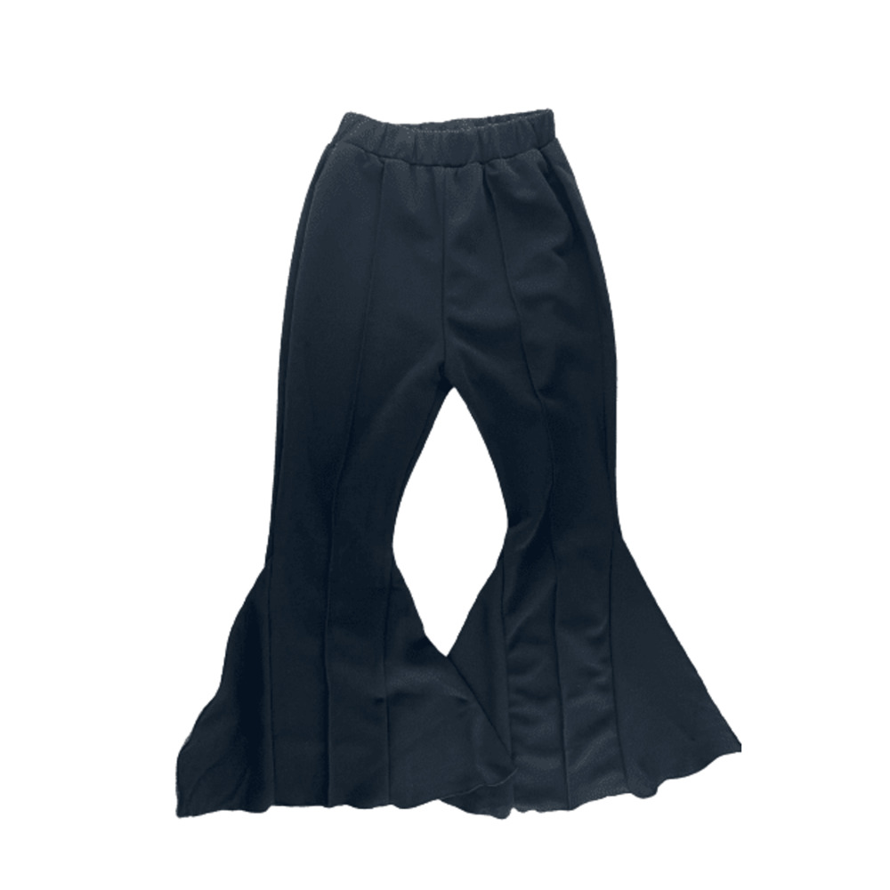 Shein girls black flare pants size 120 and 130